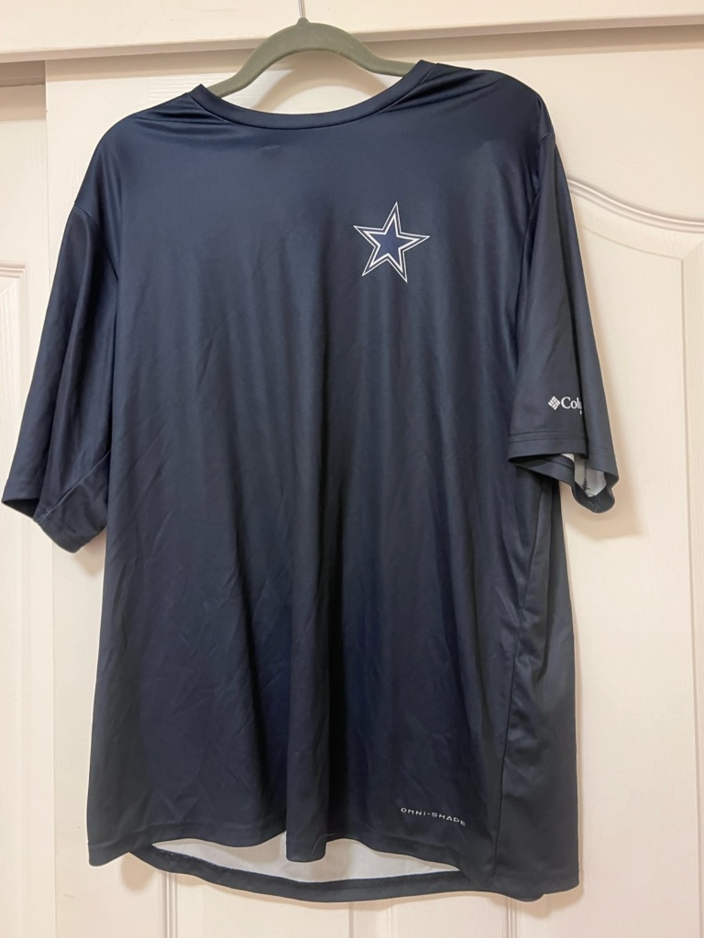 Dallas Cowboys Columbia Men’s Navy Short-Sleeve Performance Tee - Large